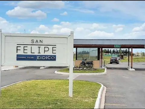 Lote de 650 m2 en venta en San Felipe, perimetral a Don Joaquín. Canning, Ezeiza.