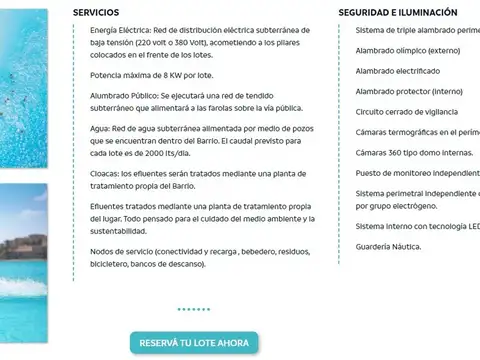 Terreno en Barrio privado Developer Aqua