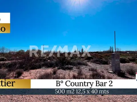 VENTA LOTE BARRIO BAR 2 PLOTTIER 