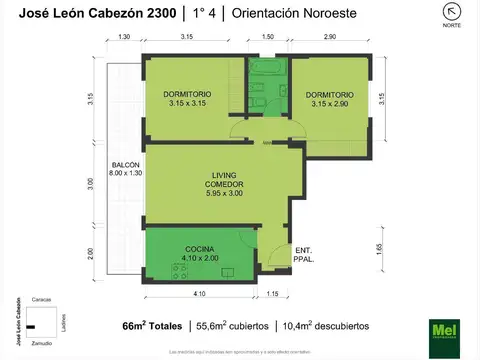 Departamento en Venta de 3 ambientes