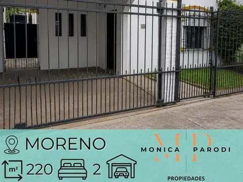 CASA MÁS MONOAMBIENTE EN VENTA EN MORENO CON EXCELENTE UBICACIÓN