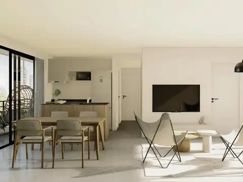 Departamento 2 ambientes con 1 baño