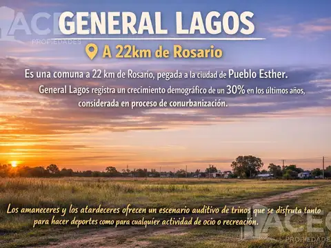 Venta - Terreno en General Lagos -
