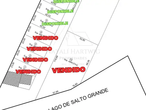 LOTES FRENTE AL LAGO