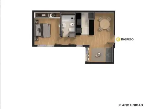 Venta - Departamento 1 dormitorio en zona Río - Parque España, Centro, Rosario.
