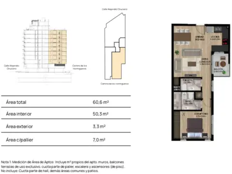 VENTA APARTAMENTO 1DORM BALCON POCITOS POZO