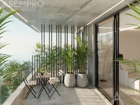 Departamento Monoambiente con 1 baño