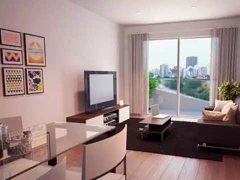 Departamento 2 ambientes con 1 baño