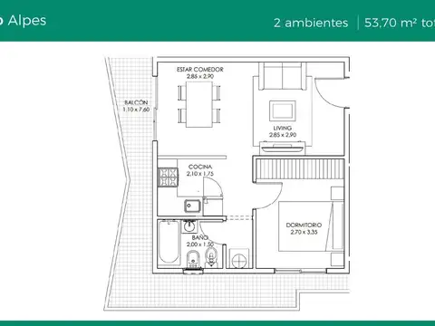 Departamento en Venta en Caseros, USD 87.000