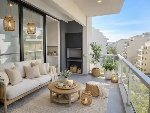VENTA DEPARTAMENTO DE 2 AMBIENTES CON BALCON TERRAZA Y PARRILLA EN VILLA DEL PARQUE