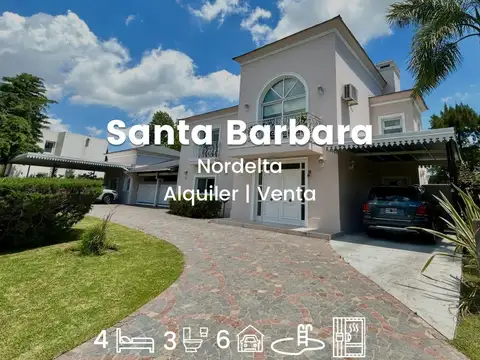 Casa en Venta en Santa Barbara - Muy Completa - Pensada para Disfrutar