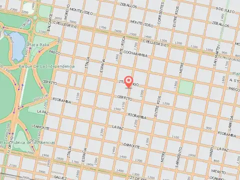 Terreno en Venta 9,73  mts Fondo