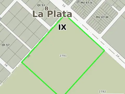 Terreno en venta - 81.250mts 8 hectáreas - Villa Elvira, La Plata