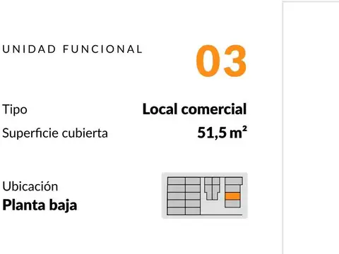 Local en Venta 1 año
