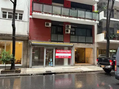Local en Alquiler en Recoleta de 68,98 m2, excelente exposición comercial.
