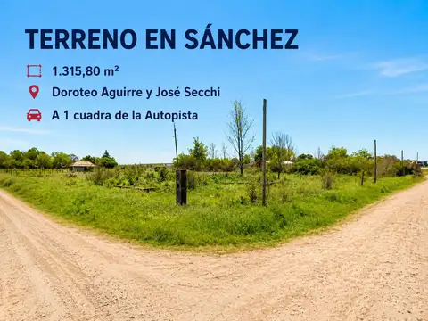 Terreno en Venta en Villa Gral Savio Ex Sanchez, Partido de Ramallo