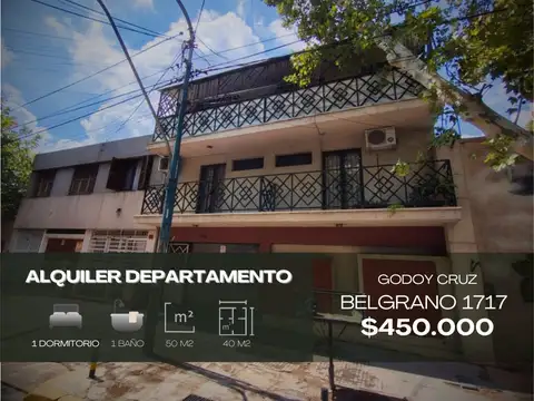 Departamento en alquiler en Godoy Cruz