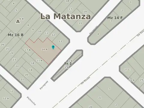 VENTA DE LOTE UNICO EN SAN JUSTO CENTRO