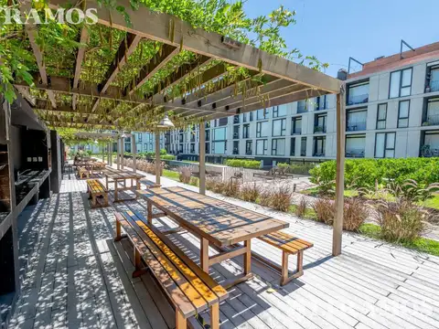 Alquiler Duplex amoblado con terraza. Bamboo Club Pilar. Pileta, Gimnasio Amenities.