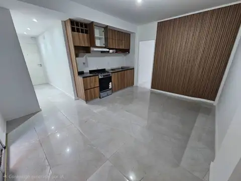 Departamento 2 ambientes con 1 baño