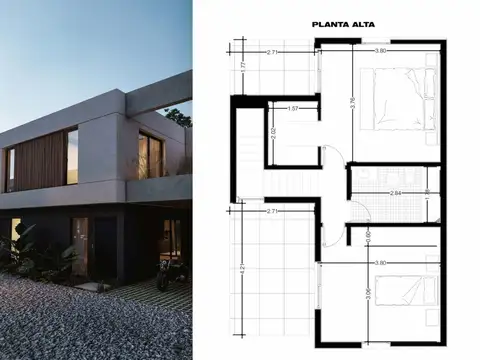 Departamento 3 ambientes con 1 baño