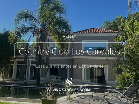 VENTA CASA 5 AMBIENTES EN LOS CARDALES COUNTRY CLUB