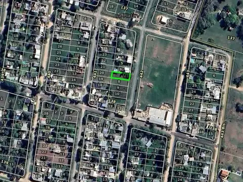 Terreno en Venta 10  mts Frente