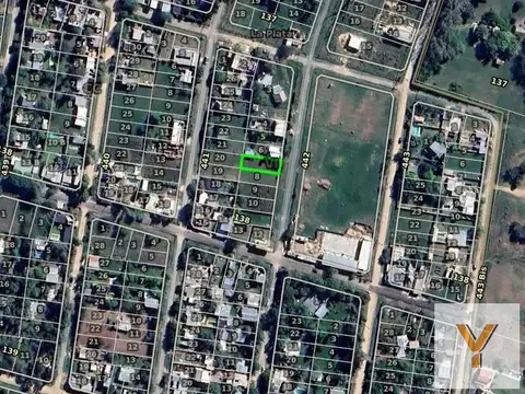 Terreno en Venta 10  mts Frente