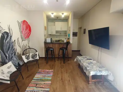 Departamento amoblado 2 amb. con patio en Saavedra