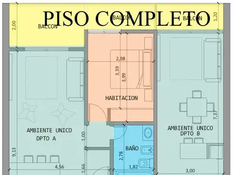 Departamento con cochera a estrenar