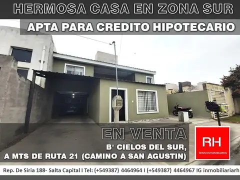 Casa 4 dormitorios en venta B° Cielos del Sur