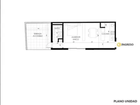 Venta - Departamento monoambiente en zona Río - Parque España, Centro, Rosario