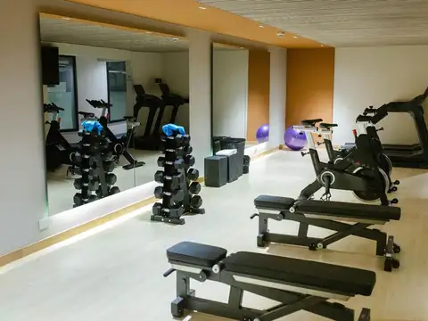 Departamento 2 ambientes con 2 baños