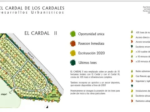 LOTE EN VENTA EL CARDAL II