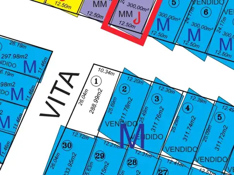Terreno en Venta de 300,0 m2