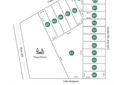 Terreno en Venta de 1205,0 m2
