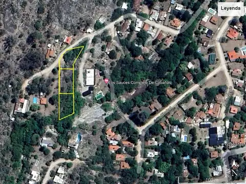 Oportunidad 3 Lotes contiguos en Tanti 2126m2 