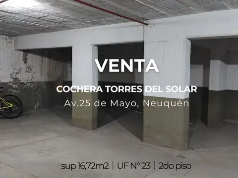 Venta Cochera en edificio Torres del Solar Neuquén