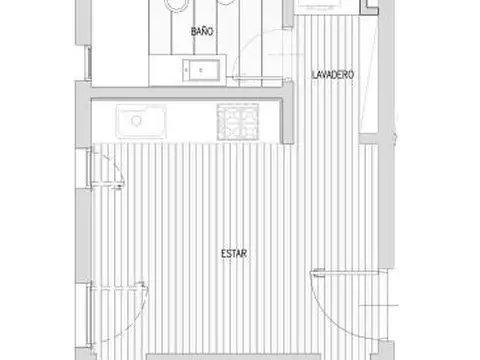 Departamento en Venta de 2 ambientes