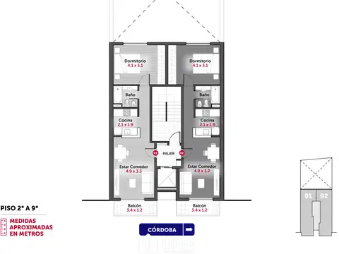 Departamento en Venta en Centro, USD 89.000