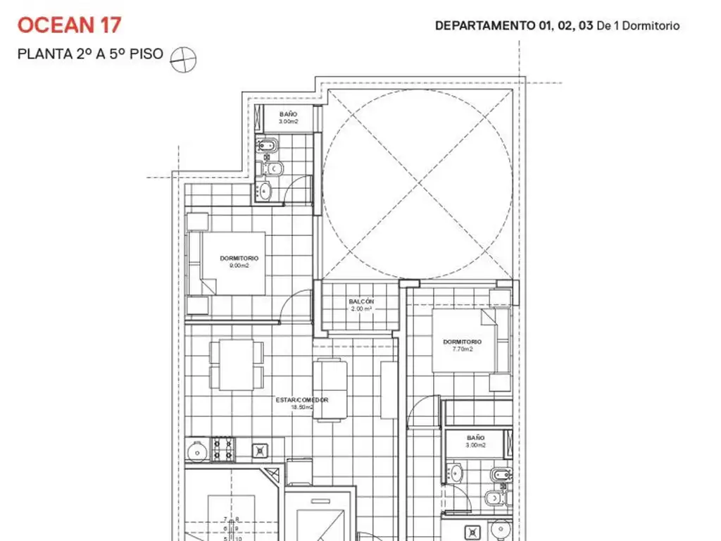Edificio departamentos 1 dormitorio y 3 dormitorio - Foto 12