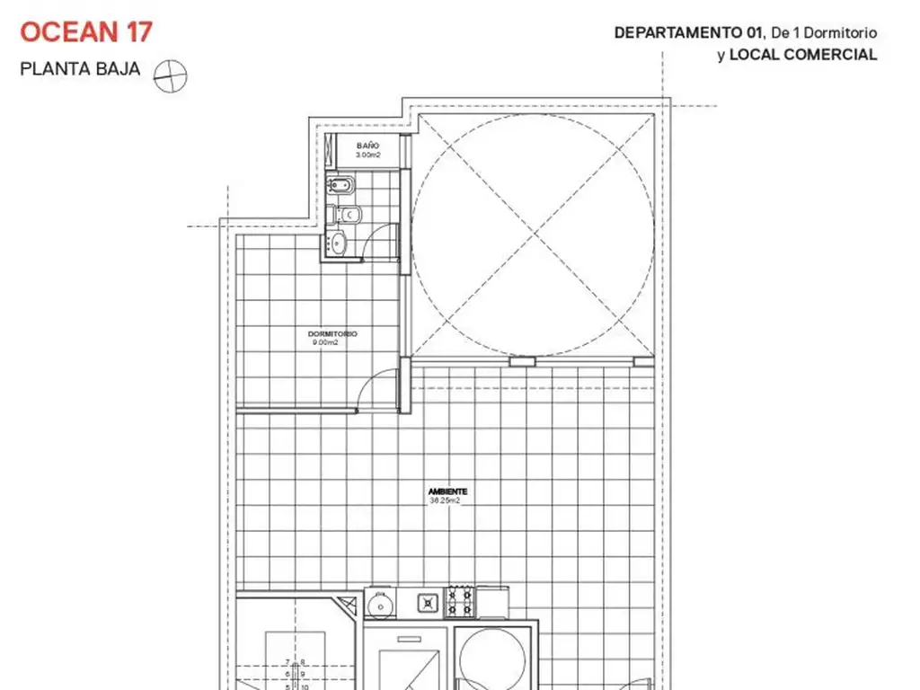 Edificio departamentos 1 dormitorio y 3 dormitorio - Foto 13