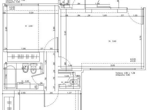 Departamento en Venta de 2 dormitorios