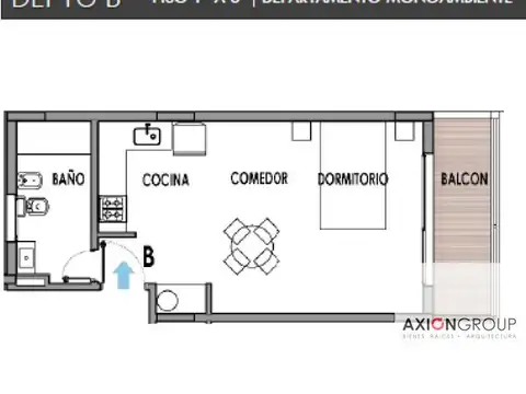 Departamento en Venta en La Plata, USD 59.500