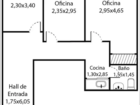 Alquiler Comercial Ideal Consultorio en San Miguel
