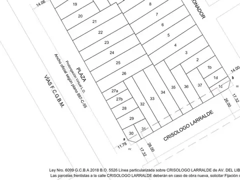 Terreno en Venta en Saavedra, USD 440.000