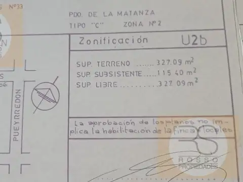 Terreno en Venta - Ramos Mejía