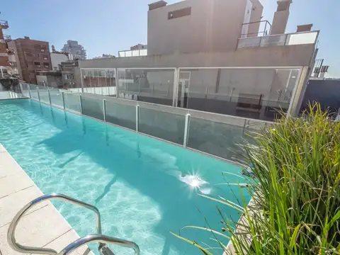 Departamento venta Cañitas Palermo, Excelente 2 amb piso alto contrafrente cochera baulera amenities