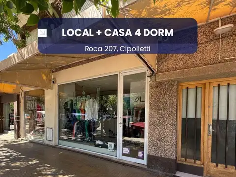 Local + Casa 4 dormitorios EN VENTA, Cipolletti