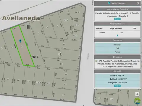Terreno en Venta en Piñeyro, USD 91.000
